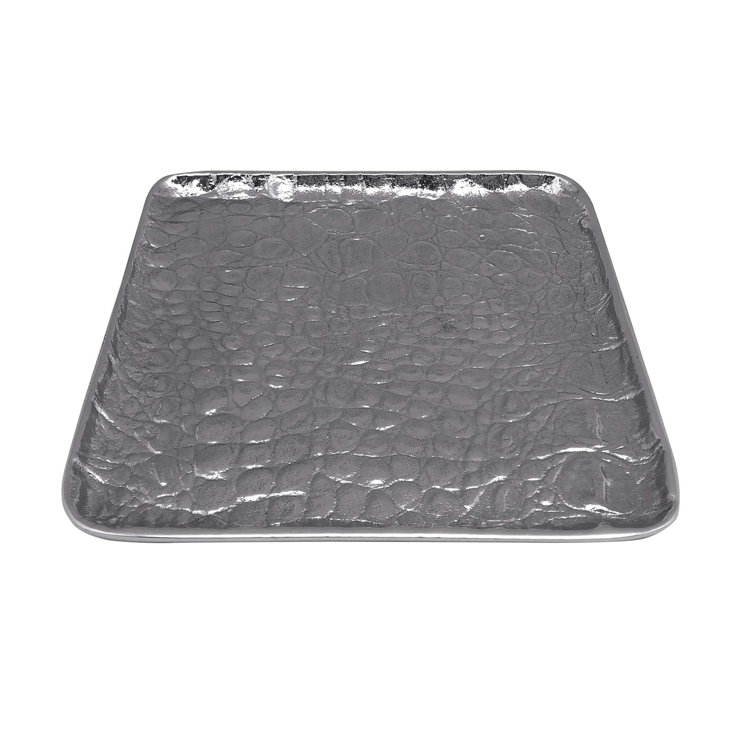 Mariposa Stainless Steel Decorative Plate 1 Wayfair